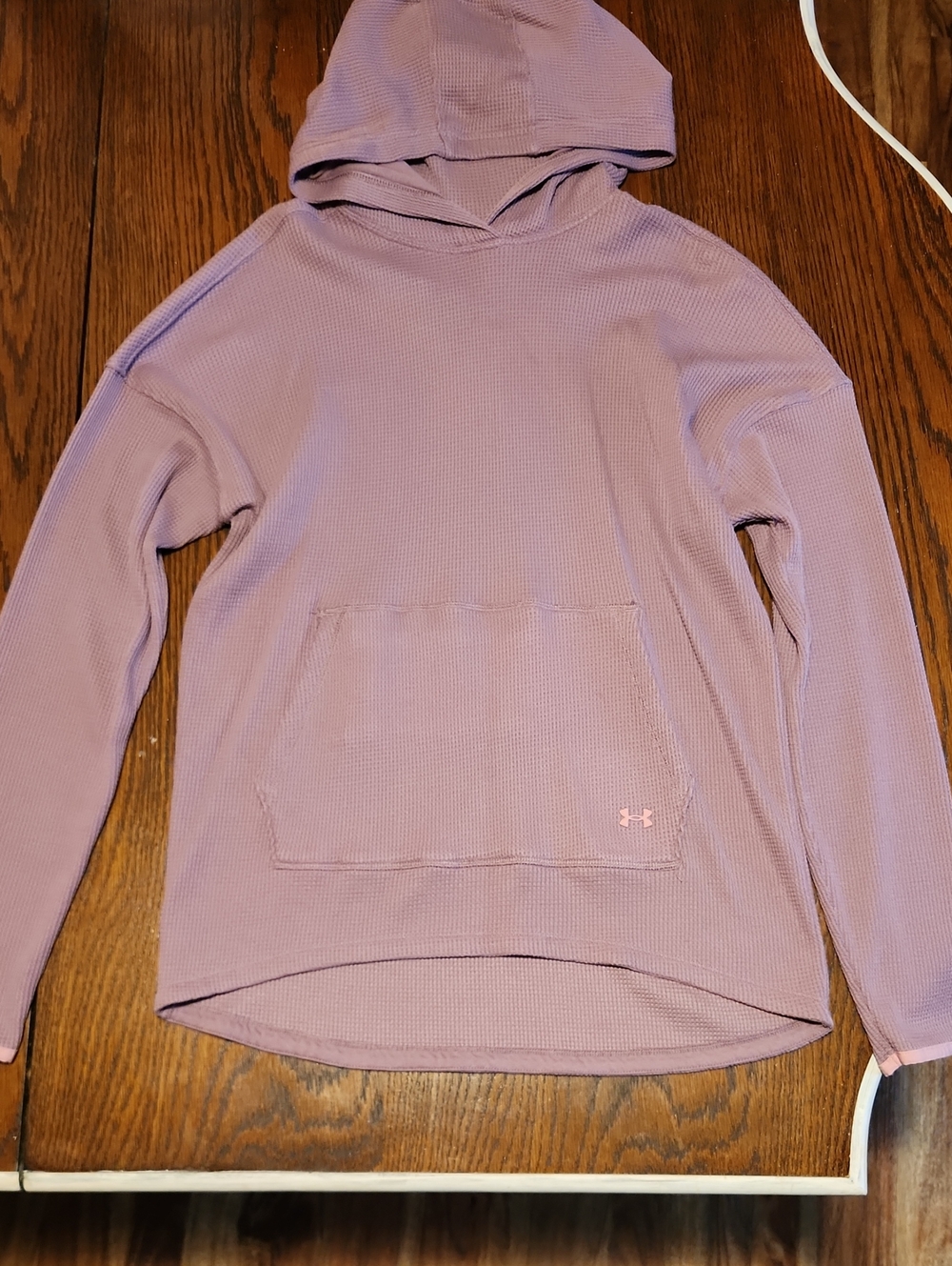 Under Armour Lavender Pullover Waffle Hoodie